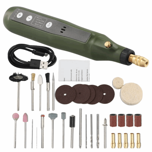 Plug-In Mini Handheld Electric Grinder Kit