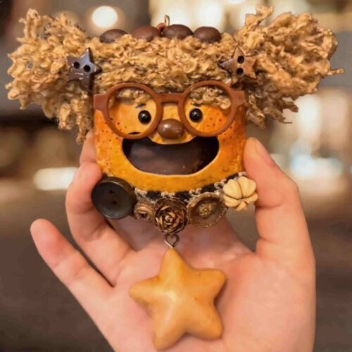Open-Mouth Pod Doll – Starry Pigtail Girl
