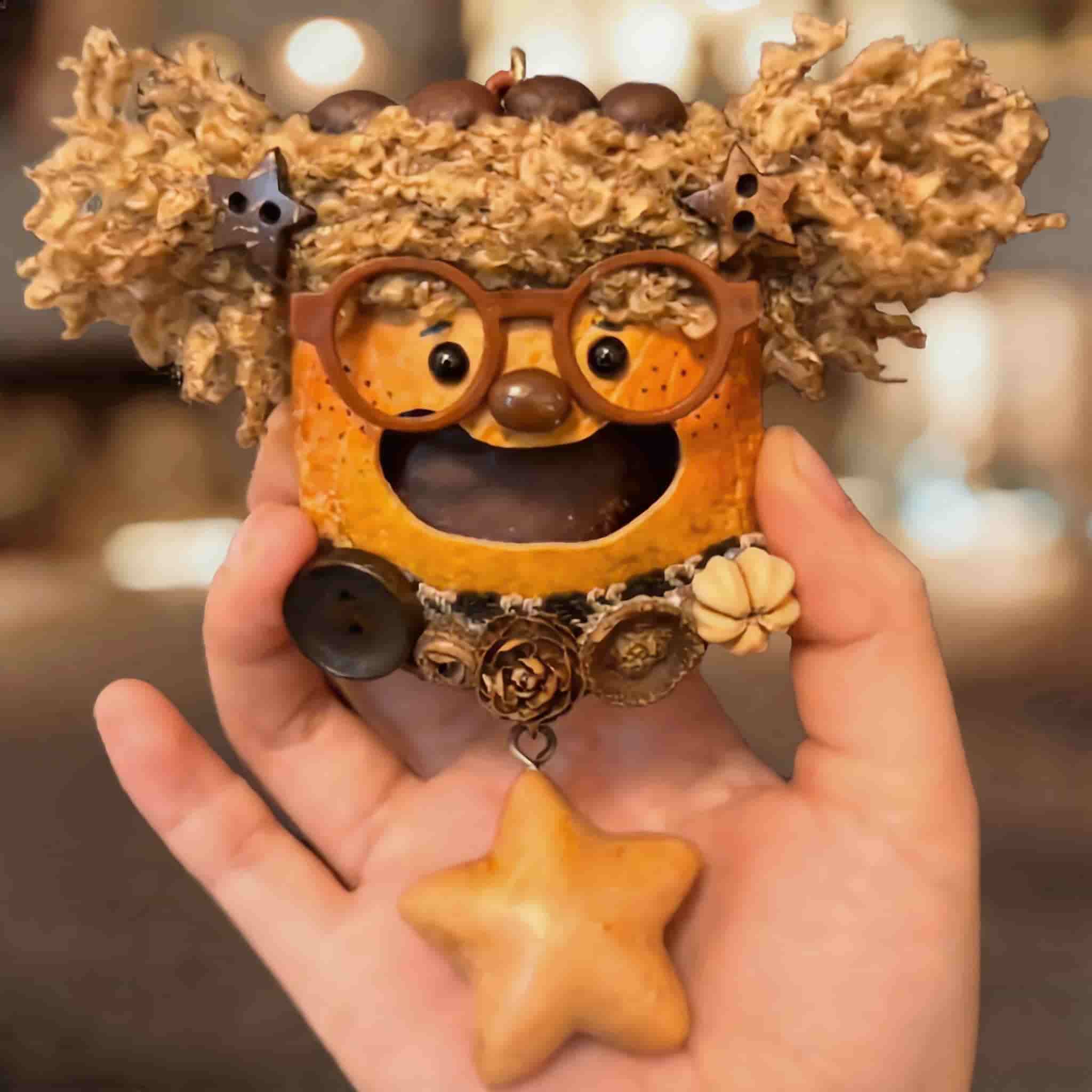 Open-Mouth Pod Doll – Starry Pigtail Girl