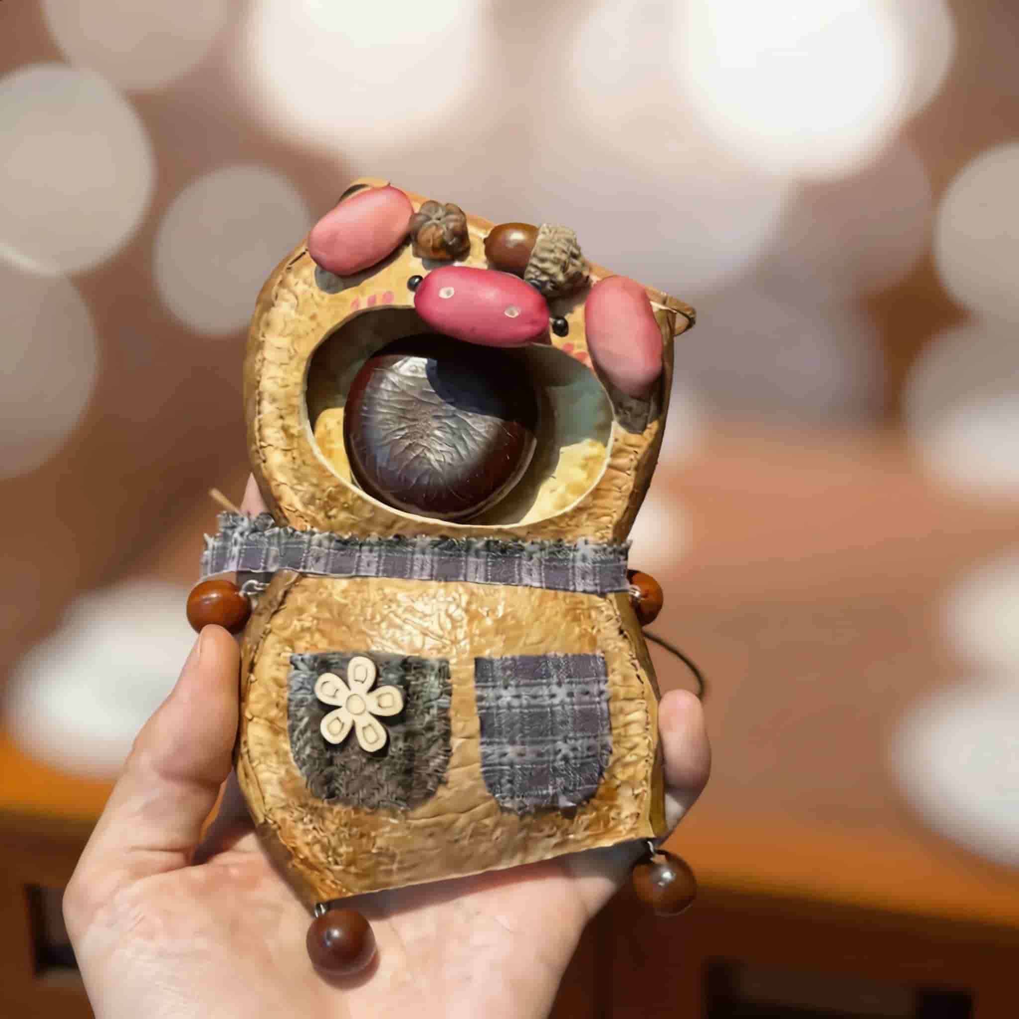 Chestnut Pocket Pig Pod Doll