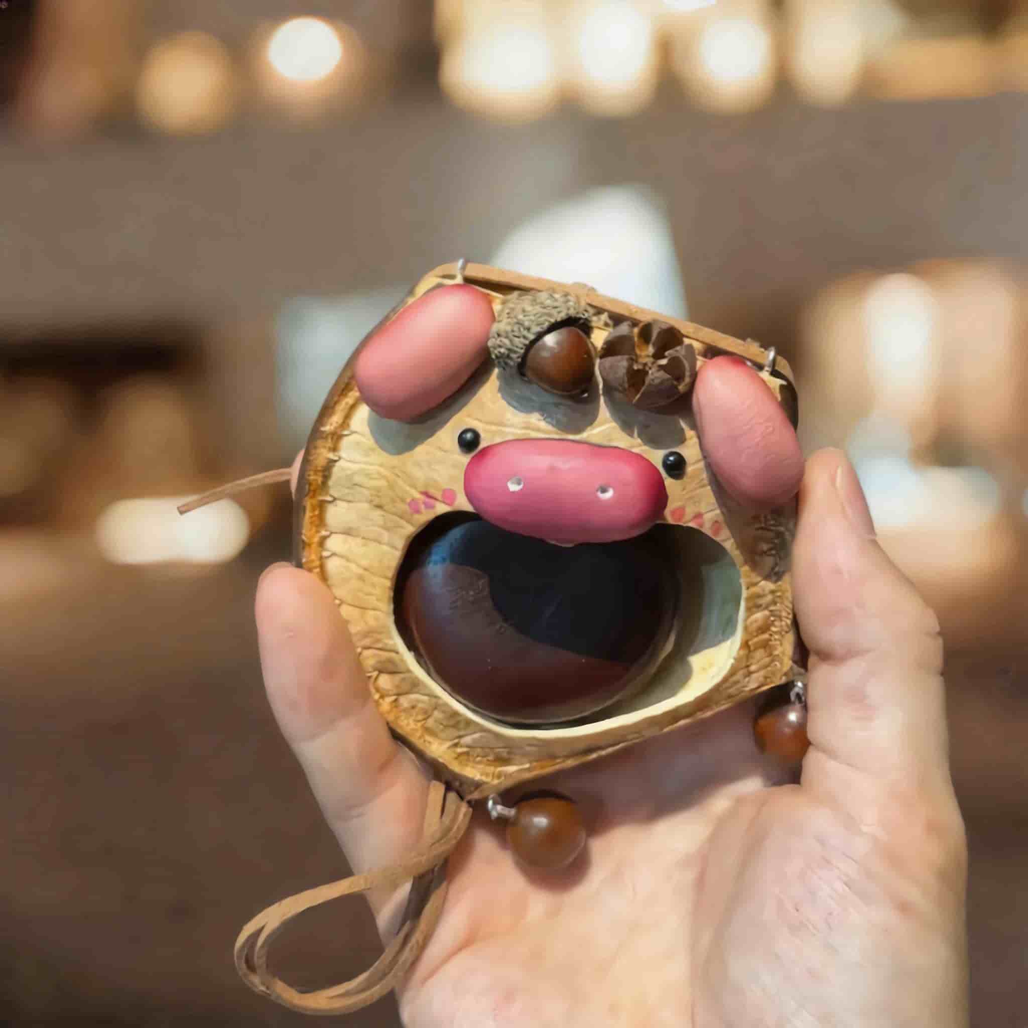 Open-Mouth Pod Doll – Acorn Piglet