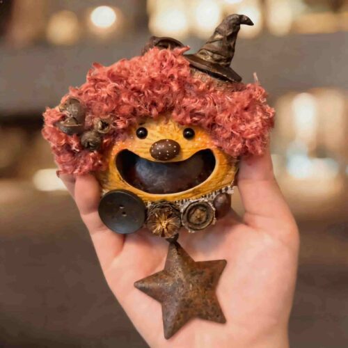 Open-Mouth Pod Doll – Pink Star Witch