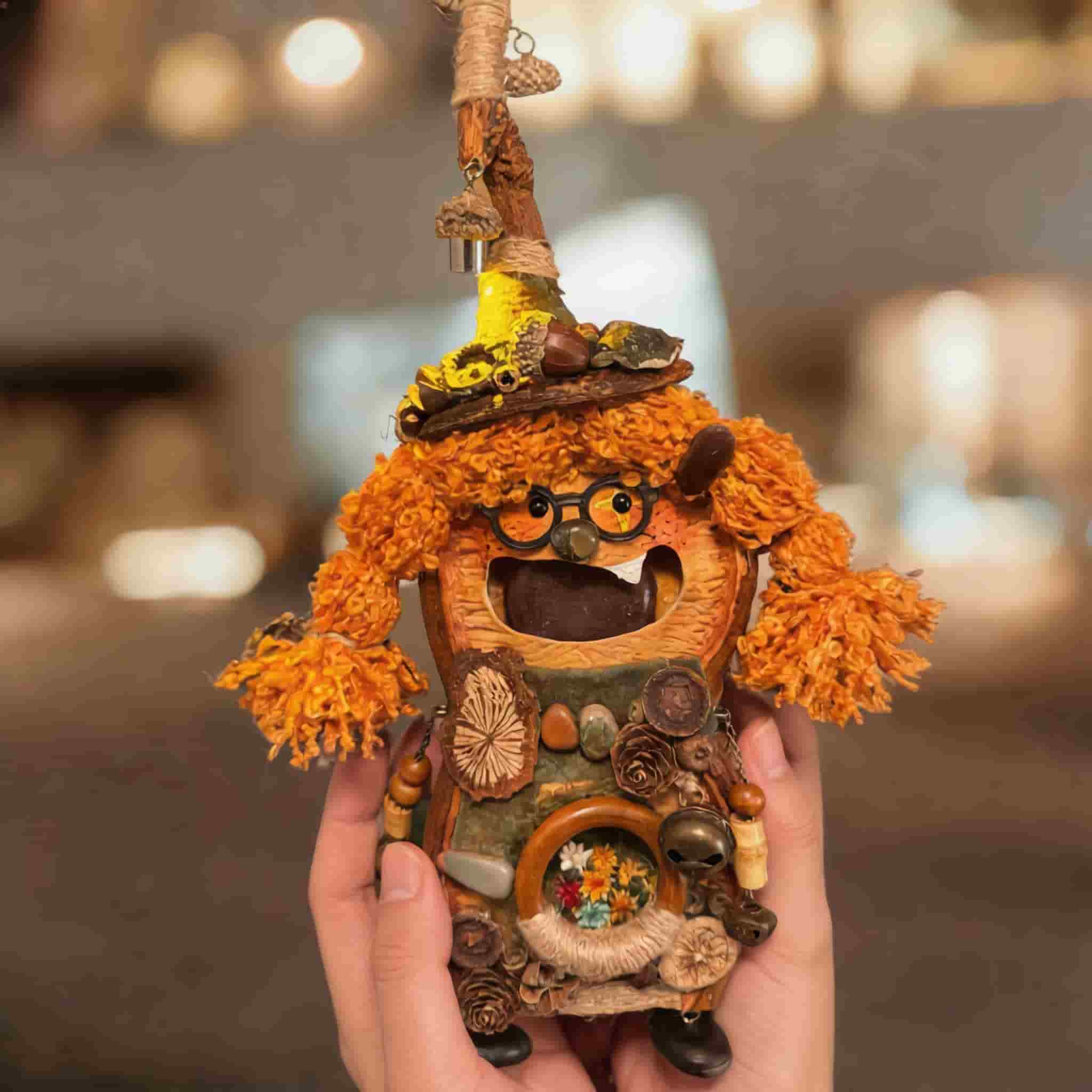 Double-Sided Pod Doll – Woodland Witch Twin