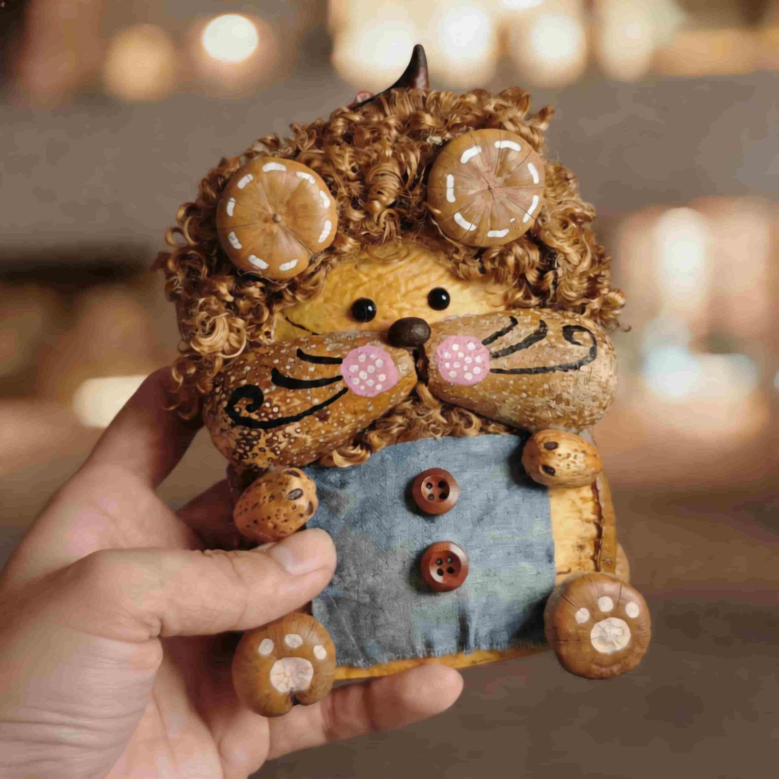 Pod Doll – Curly Apron Kitty