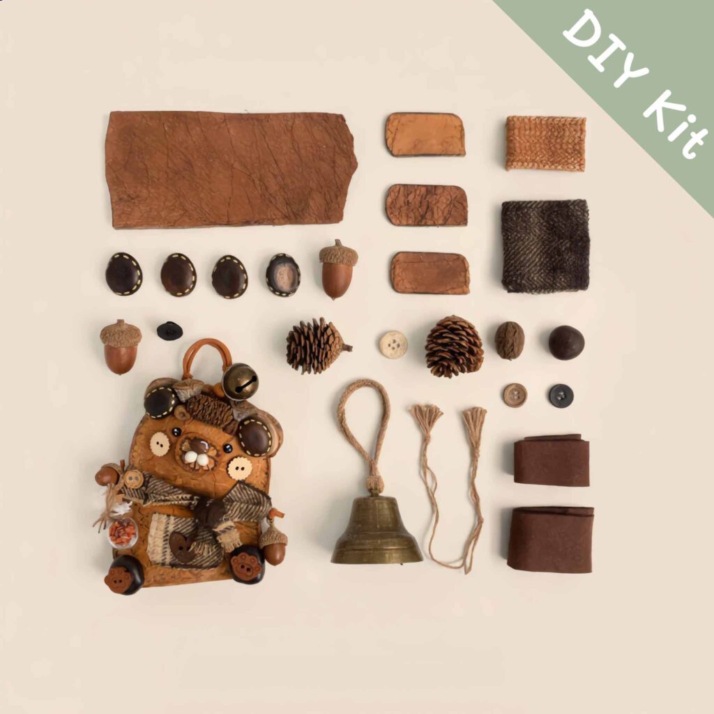 DIY Kit for Open-Mouth Pod Doll Bear