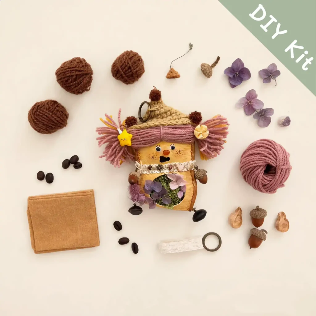 Pod Doll DIY Kit flat-lay