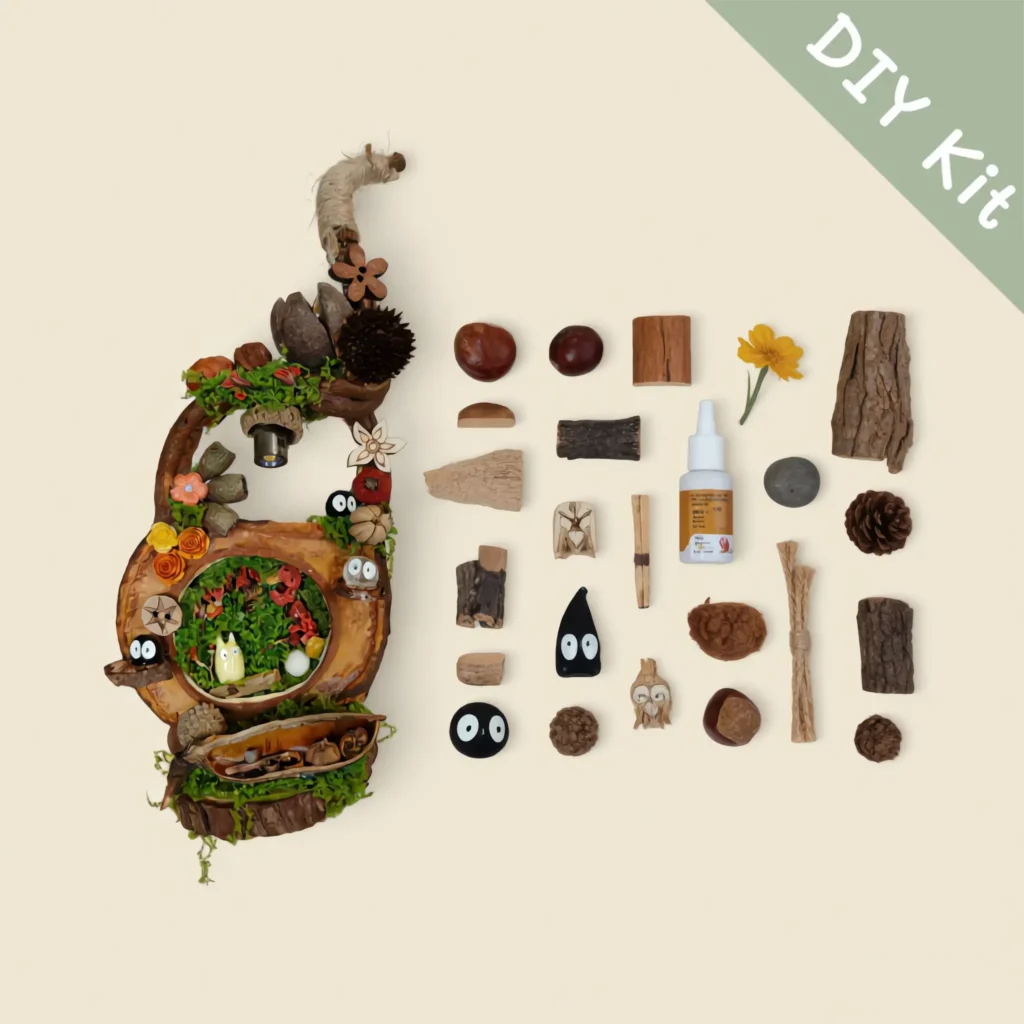 DIY Kit for Pod Doll Floral Seed Pod Creature material kit