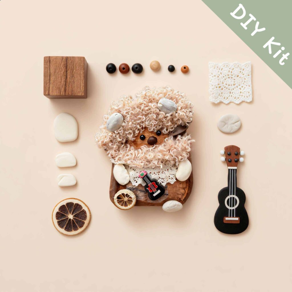 DIY Kit flat-lay for Pod Doll
