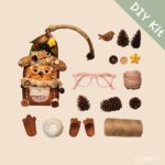 DIY Kit image for Starry Yellow Star Charm Pod Doll
