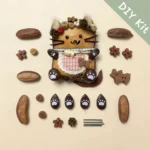 DIY Kit / material kit for Open-Mouth Pod Doll – Floral Pumpkin Crown