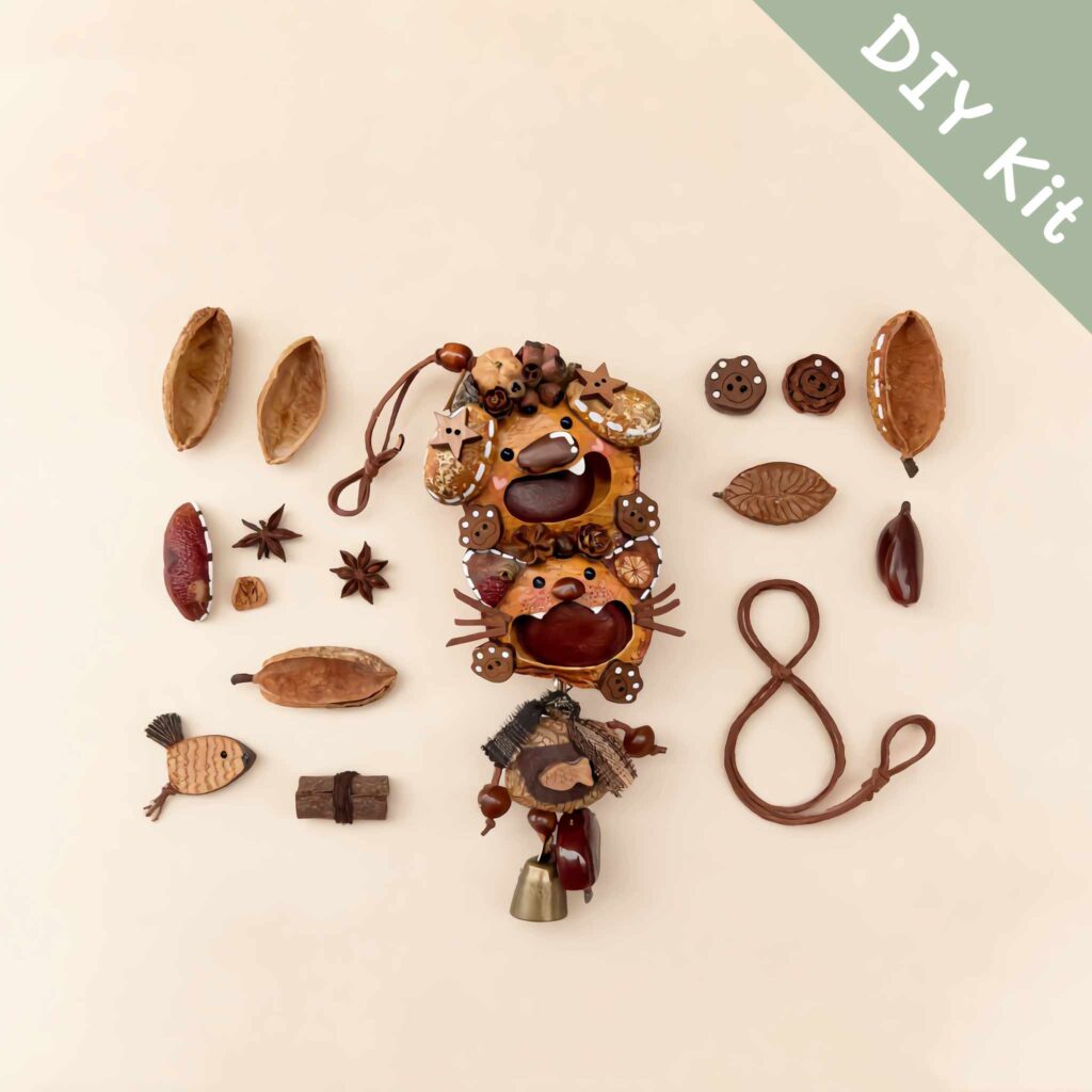Open-Mouth Pod Doll – Pumpkin-Dog DIY Kit