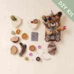 DIY Kit flat-lay for Pod Doll – Floral Bear