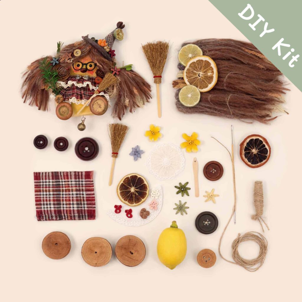 DIY Kit image shows the material kit for Pod Doll