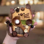Pod Doll – Seed-Pod Bear, finished sculpture, main image