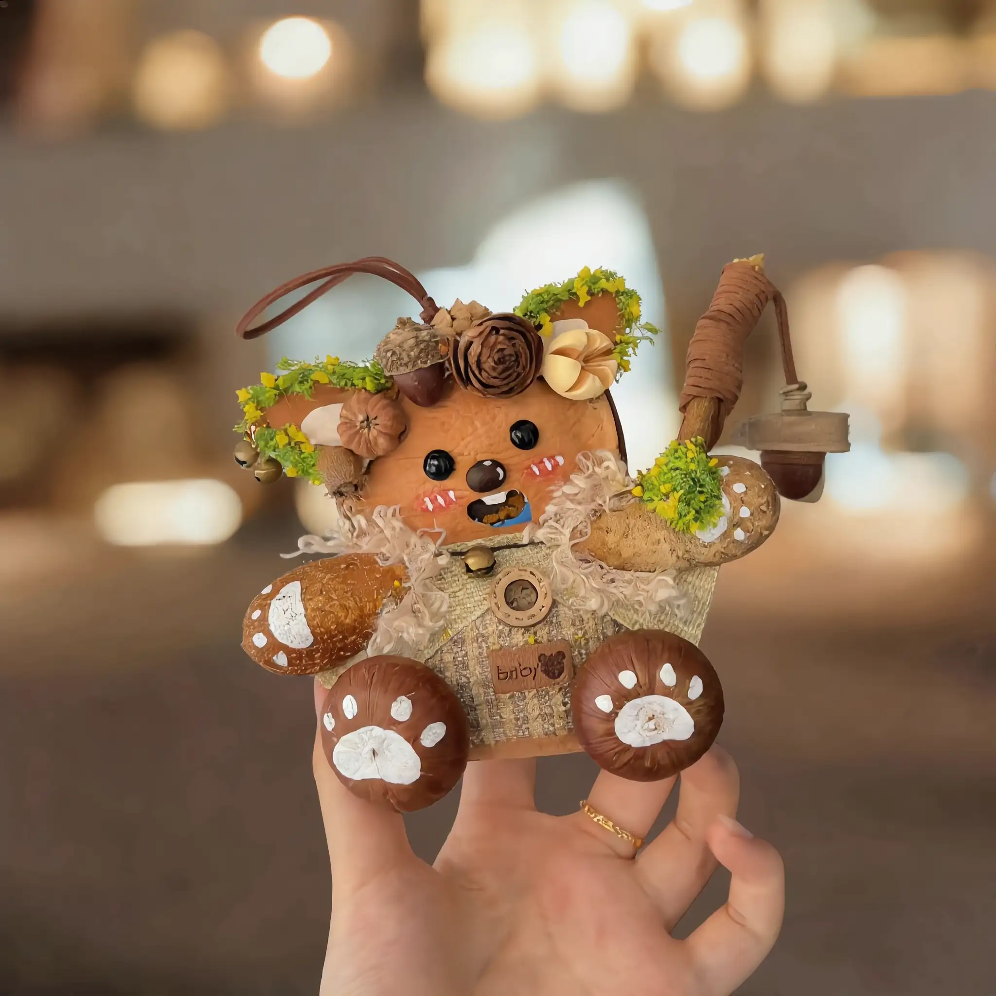 Open-Mouth Pod Doll – Pumpkin Harvest