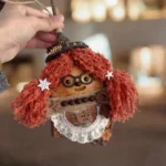 Pod Doll – Red-Haired with Glasses (finished doll)
