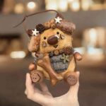 Finished Pod Doll – Brown Bear by Poddolls