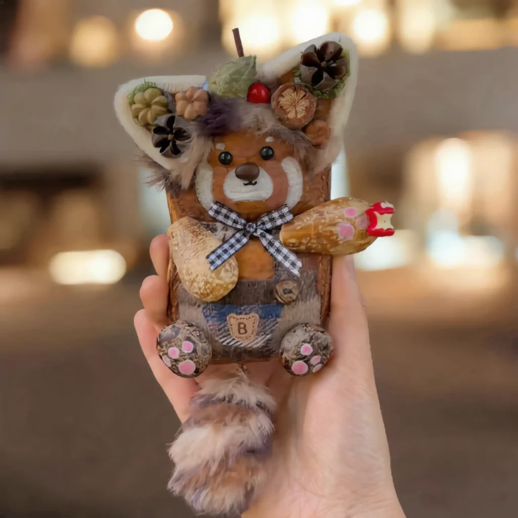 Main finished Pod Doll – Floral Bear by Poddolls
