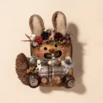 Detail view of Open-Mouth Pod Doll – Bunny Ears