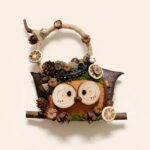 Detail view of Seed Pod Face Pod Doll