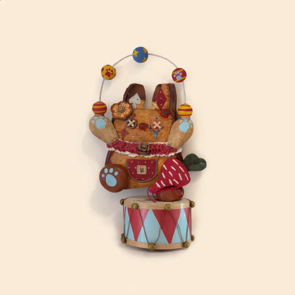 Detail view of Pod Doll – Colorful Orb Ring