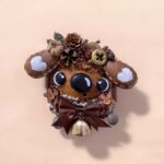 Close-up detail of Pod Doll – Pinecone Crown
