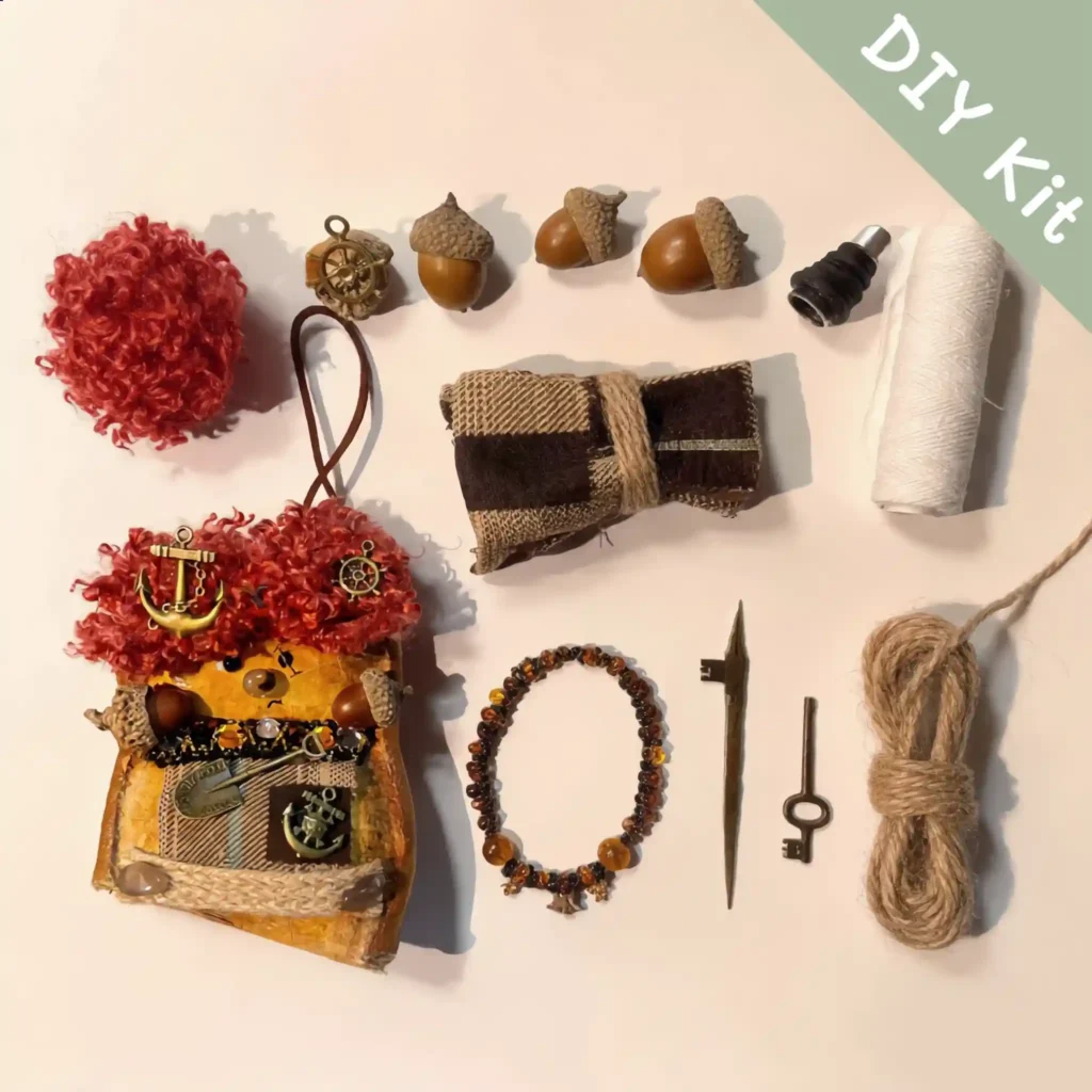 DIY Kit materials for Pod Doll – 5 30 2