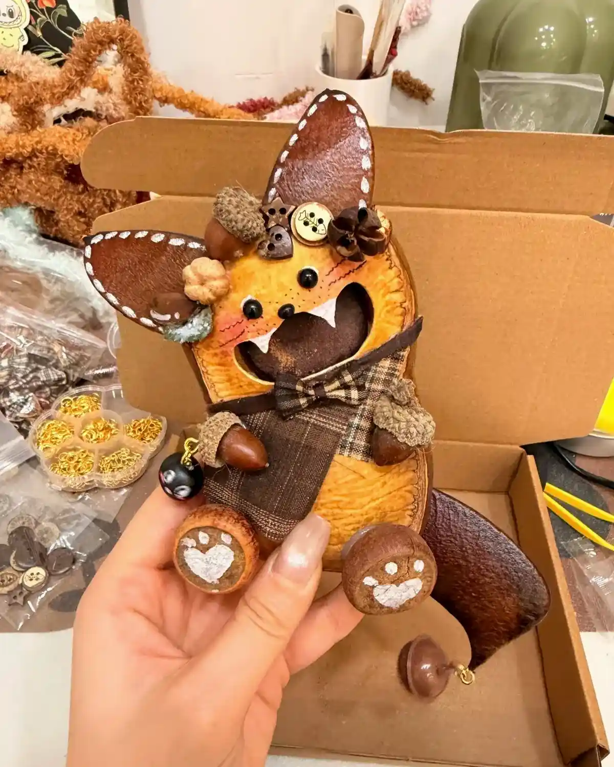 Finished handmade pod doll as a gift choice