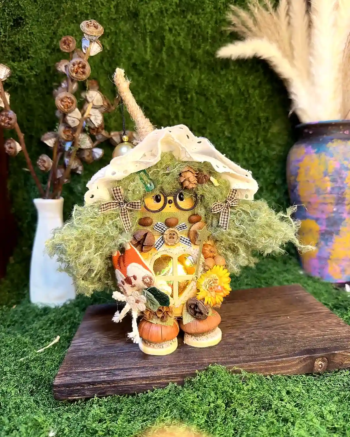 Woodland Lantern Keeper Pod Doll
