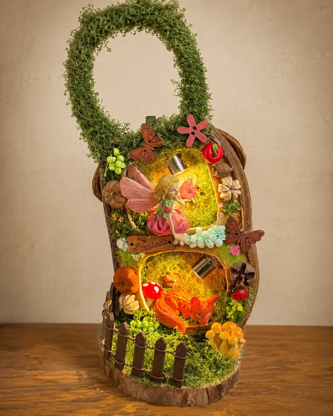 Double-Sided Light-Up Forest Pod Doll